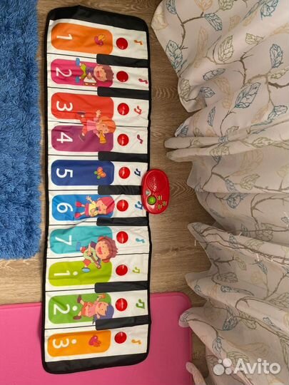 Музыкальный коврик-пианино