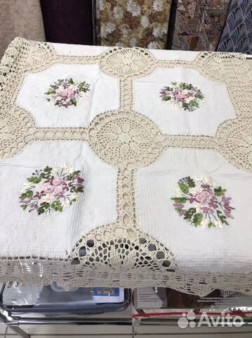 Скатерть салфетки лен