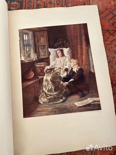 Книга с репродукциями картин 1910 год Англия