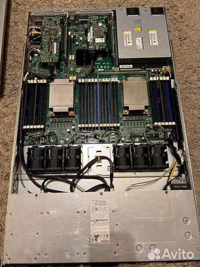 Сервер Intel r1208gz4gc 2x Xeon E5-2690v2 3GHz