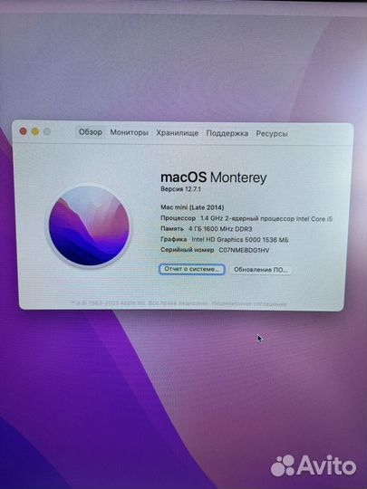 Apple Mac mini late 2014