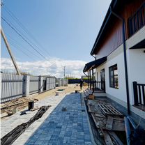 Укладка тротуарной плитки брусчатки, Краснодар