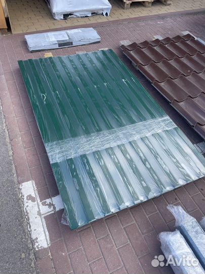 Профлист листы c8 RAL 6005 зеленый мох 2 метрови