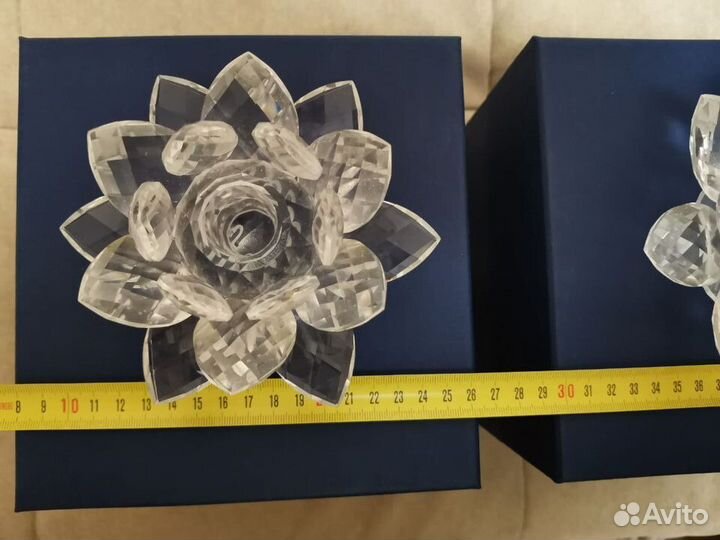 Подсвечники Swarovski Crystal 119747 Water Lily