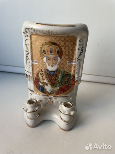 Статуэтка фарфор подсвечник