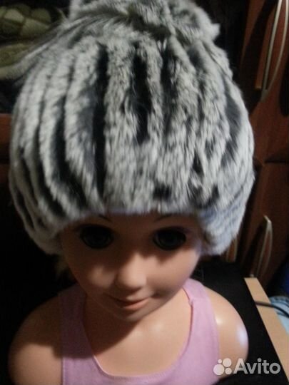 Меховая зимняя шапка