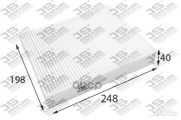 Фильтр салона BMW F20/30/31 AC0187 JS Asakashi
