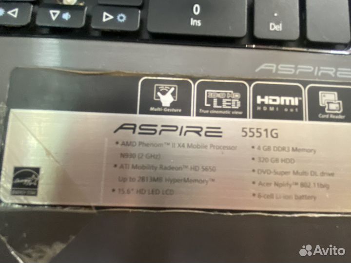Acer aspire 5551g