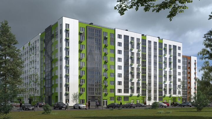 2-к. квартира, 58 м², 9/9 эт.