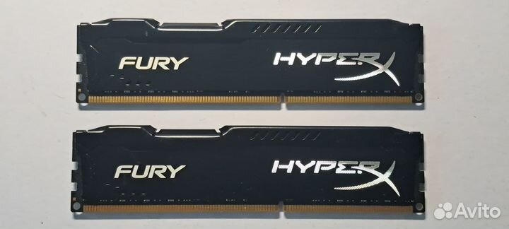 Оперативная память HyperX fury DDR3 16Gb (2x8Gb)