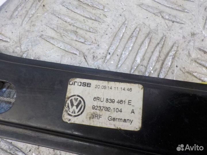 Стеклоподъемник электрический задний левый VW
