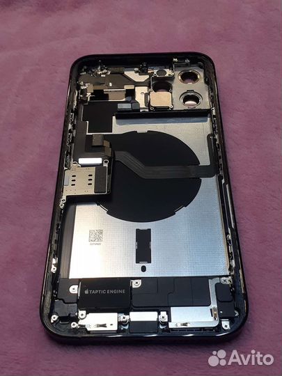 Корпус iPhone 12 Pro Max синий оригинал снятый