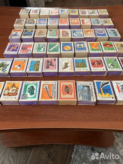 Спички СССР в деревянном коробке