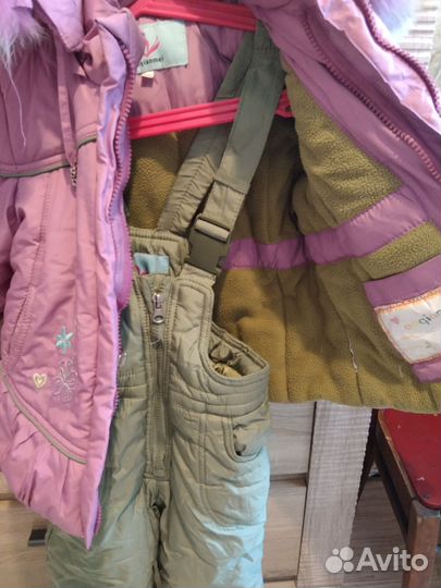 Зимняя куртка и комбинезон 80-86р