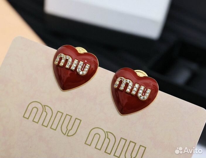 Серьги Miu Miu