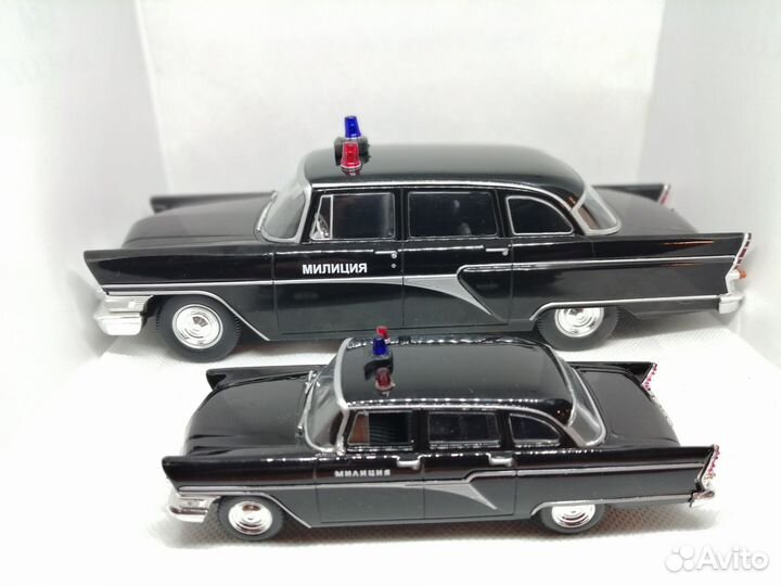 Модель газ-13 «Чайка» «милиция» в масштабе 1:24