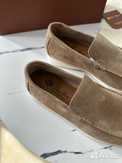 Лоферы замша мужские