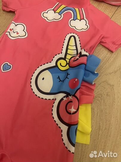 Купальный костюм для девочки 74 80