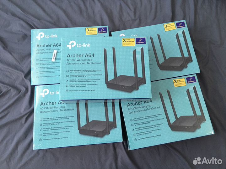 Wifi роутер новый TP-link Archer A 64 a64