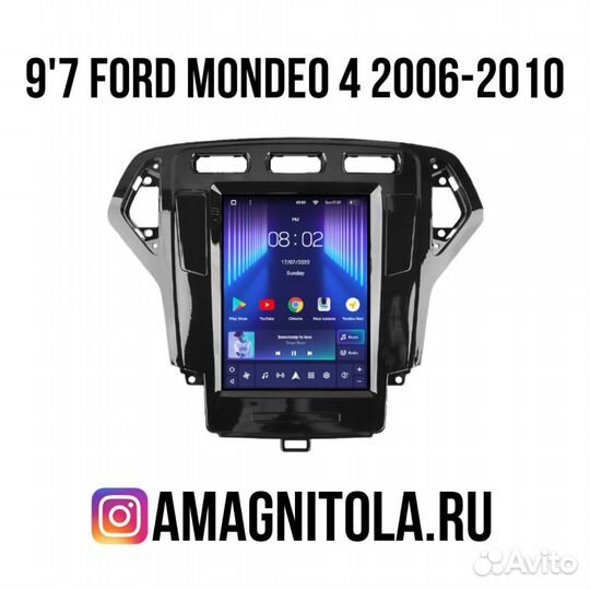 Магнитола Tesla на Ford Mondeo 4 2006-2010