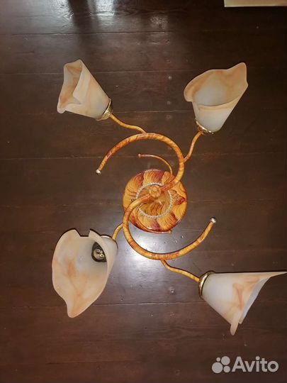 Люстра потолочная бу