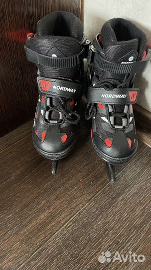 Коньки детские раздвижные Nordway Slide 26-30