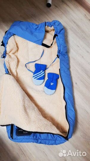 Зимний конверт в коляску