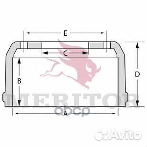 Барабан тормозной 410 187 232 MAN F2000 F90 M90
