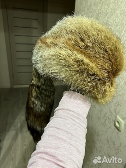 Шапка мужская из лисы