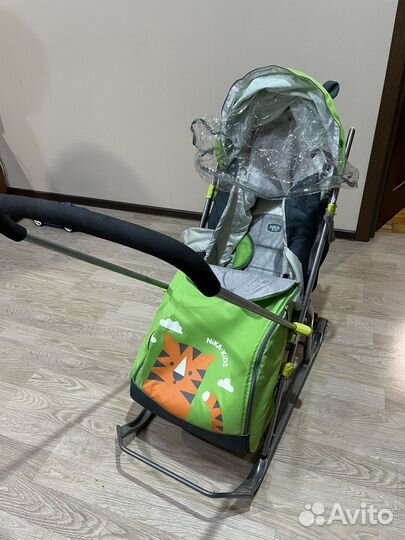 Детские санки с колесами