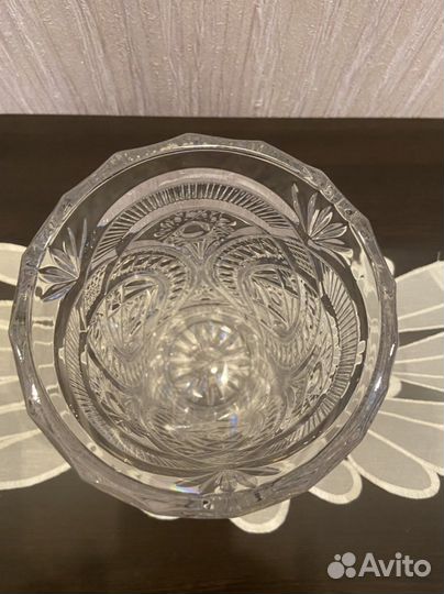 Хрустальная вазаБогемский хрусталь