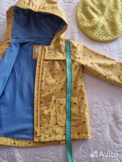 Плащ для девочки непромокаемый 12-18 мес