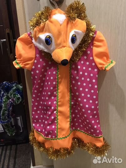 Платье лисички