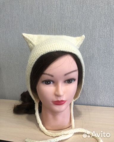 Чепчик женский с ушками