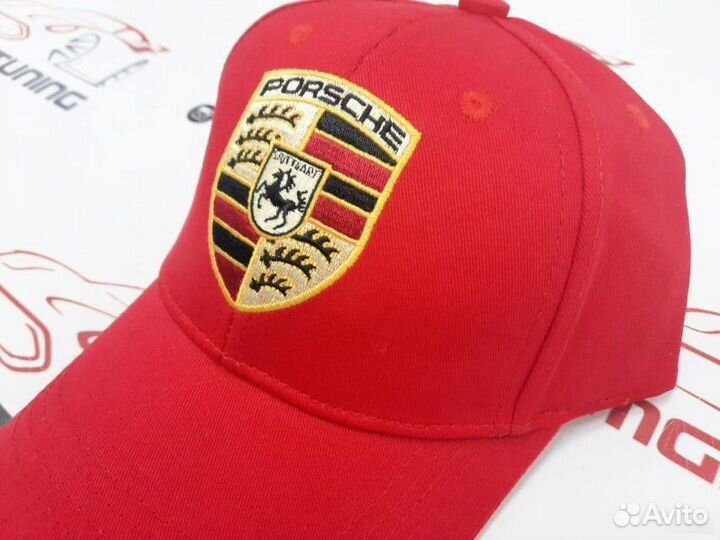 Бейсболка Porsche красная