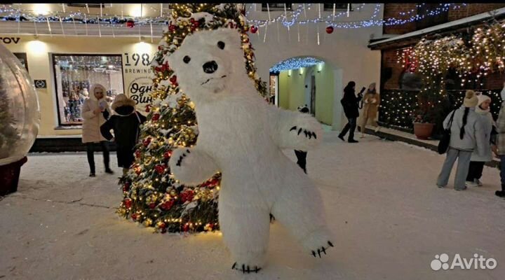 Ростовая кукла Панда и Белый медведь