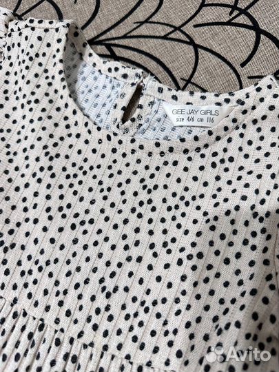 Платье для девочки hm 116 122