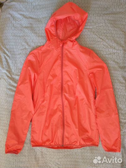 Беговая ветровка женская kalenji коралловая, S