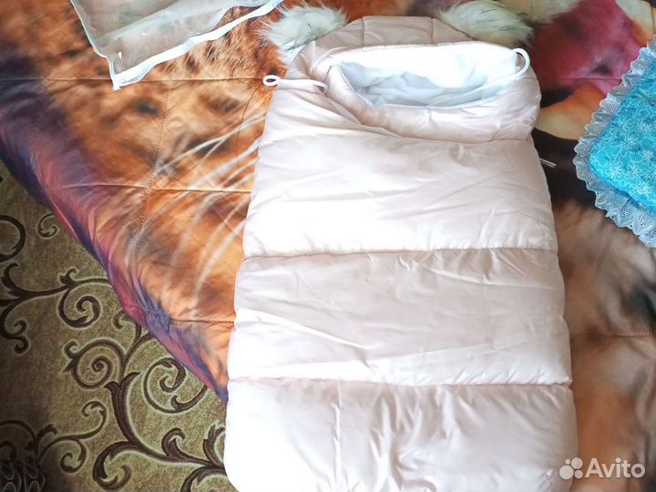 Конверт на выписку для девочки зима