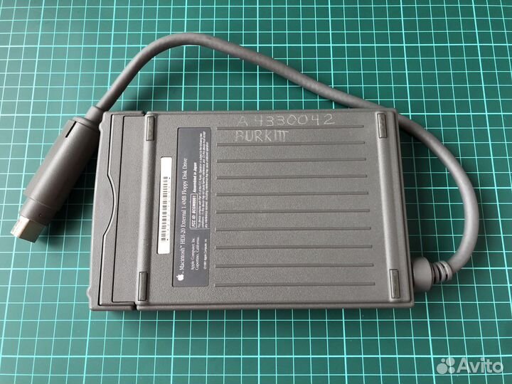 Apple Macintosh HDI-20 внешний флоппи, 1991 винтаж