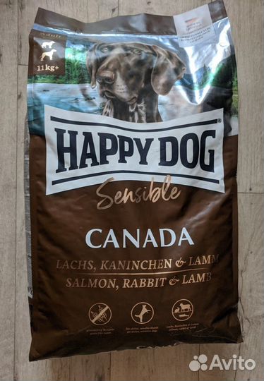 Сухой корм для собак Happy Dog Sensible Canada