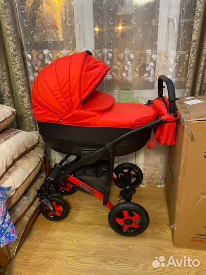 Коляска camarelo 2 в 1 универсальная