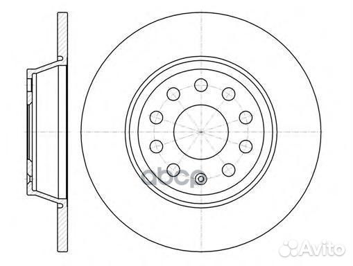Диск тормозной 697300 Road house