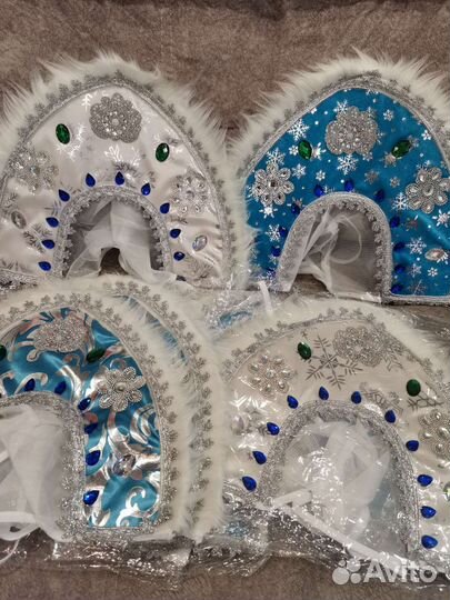 Кокошник для Снегурочки