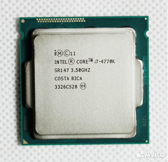 Intel Core i7-4770K LGA1150, 4 x 3500 мгц