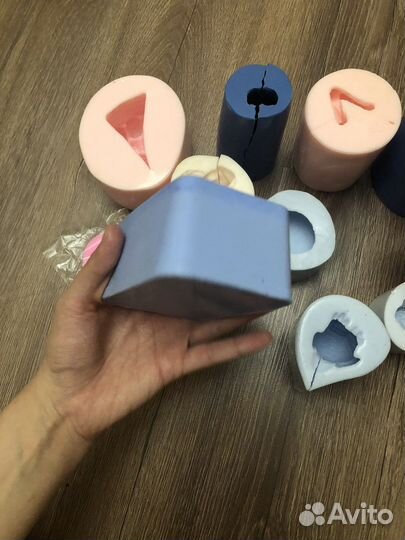 Силиконовые формы для мыла и свечей и гипса
