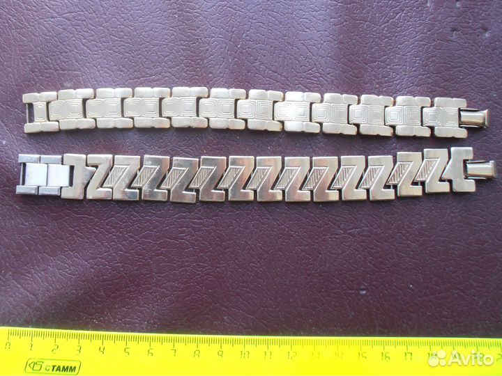 Циркониевые браслеты 2 шт