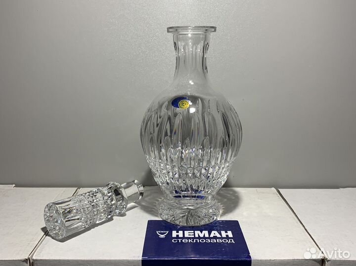 Хрустальный набор для водки, виски и коньяка