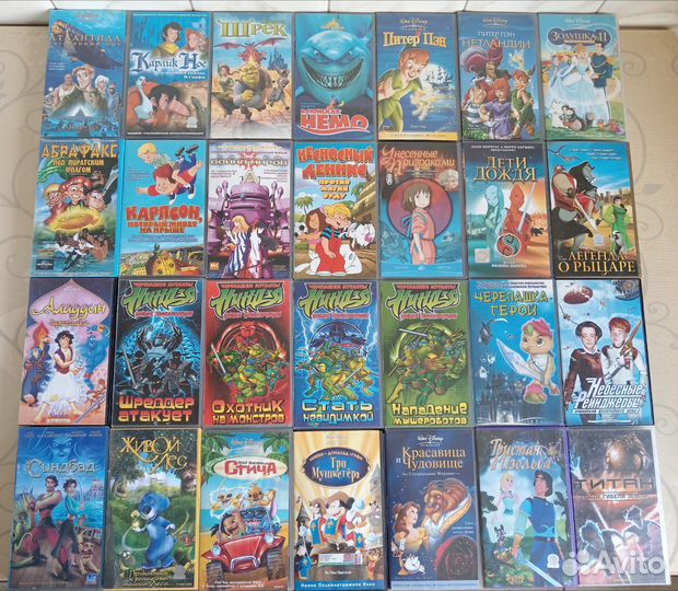 Мультики от еа, черепашки / видеокассеты / VHS