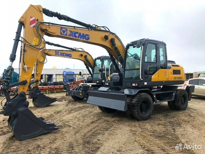 Колёсный экскаватор XCMG XE150WD, 2023